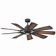 Gentry 60" Ceiling Fan (300260DBK)
