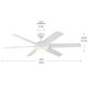 Mint 60"Ceiling Fan (310260WH) Mint 60"Ceiling Fan (310260WH)