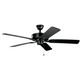 Kichler - 330018SBK - 52Ceiling Fan - Basics Pro - Satin Black