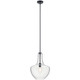 Kichler - 42046BK - One Light Pendant - Everly - Black