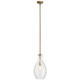 Kichler - 42047NBR - One Light Pendant - Everly - Natural Brass