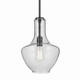 Everly One Light Pendant (42141BKCS)