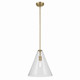Kichler - 42200NBRCS - One Light Pendant - Everly - Natural Brass