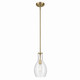 Kichler - 42456NBRCS - One Light Pendant - Everly - Natural Brass