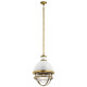 Kichler - 43012NBR - One Light Foyer Pendant - Tollis - Natural Brass