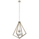 Kichler - 43036DAG - Eight Light Chandelier - Deryn - Distressed Antique Gray