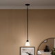Jolie One Light Mini Pendant (43640BK)