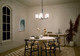 Shailene Five Light Chandelier (43671BK)