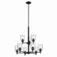 Kichler - 43672BKCLR - Nine Light Chandelier - Shailene - Black