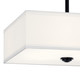 Shailene Three Light Semi Flush Mount (43691BK)