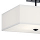 Shailene Three Light Semi Flush Mount (43693BK)