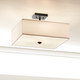 Shailene Three Light Semi Flush Mount (43693BK)