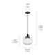 Avery One Light Mini Pendant (43852BK)