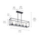Crosby Five Light Linear Chandelier (43995BK)