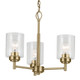 Winslow Three Light Mini Chandelier (44029NBR)