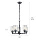 Winslow Five Light Chandelier (44030BK)