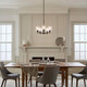 Winslow Five Light Chandelier (44030BK)