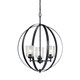 Winslow Three Light Chandelier (44034BK)