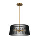 Kichler - 44171BK - Three Light Pendant - Linara - Black