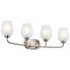 Kichler - 45130NI - Four Light Bath - Valserrano - Brushed Nickel