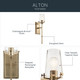 Alton One Light Wall Sconce (45295CPZ)