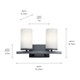 Crosby Two Light Bath (45496BK)