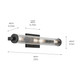 Azores Four Light Linear Bath (45649BK)