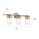 Brinley Three Light Bath (45689CPZ)