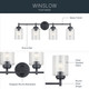 Winslow Four Light Bath (45887BK)
