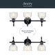 Avery Three Light Bath (45973BK)