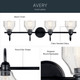 Avery Four Light Bath (45974BK)