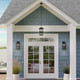 Beacon Square One Light Outdoor Wall Mount (49831BKT)