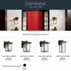 Capanna One Light Outdoor Wall Mount (49926OZ)