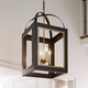 Vath Four Light Foyer Pendant (52029BKNBR)