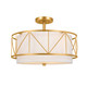 Birkleigh Three Light Pendant/Semi Flush (52075CLG)
