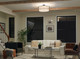 Birkleigh Four Light Semi Flush Mount (52076BK)
