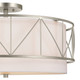Birkleigh Four Light Semi Flush Mount (52076SN)