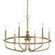 Capitol Hill Six Light Chandelier (52304CLZ)