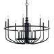 Capitol Hill 12 Light Chandelier (52305BK)