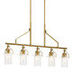 Everett Five Light Linear Chandelier (52379NBR) Everett Five Light Linear Chandelier (52379NBR)