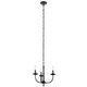 Kichler - 52383BK - Three Light Mini Chandelier - Kennewick - Black