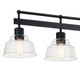 Eastmont Five Light Linear Chandelier (52404BK) Eastmont Five Light Linear Chandelier (52404BK)