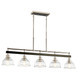 Kichler - 52404PN - Five Light Linear Chandelier - Eastmont - Polished Nickel