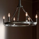 Emmala Six Light Chandelier (52420BK)