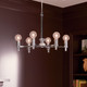 Torvee Six Light Chandelier (52424PN)
