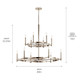 Tolani 12 Light Chandelier (52428PN)
