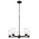 Kichler - 52436BK - Five Light Chandelier - Stamos - Black