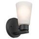 Stamos One Light Wall Sconce (52437BK)