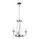 Vetivene Three Light Mini Chandelier (52450CLP) Vetivene Three Light Mini Chandelier (52450CLP)
