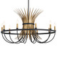 Baile Ten Light Chandelier (52459BK)